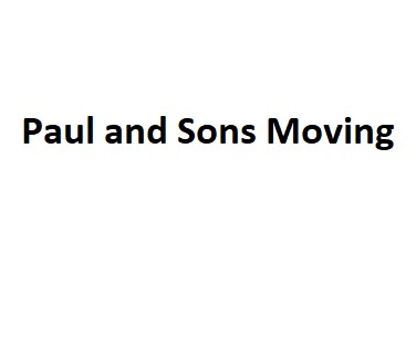 Paul and Sons Moving company logo