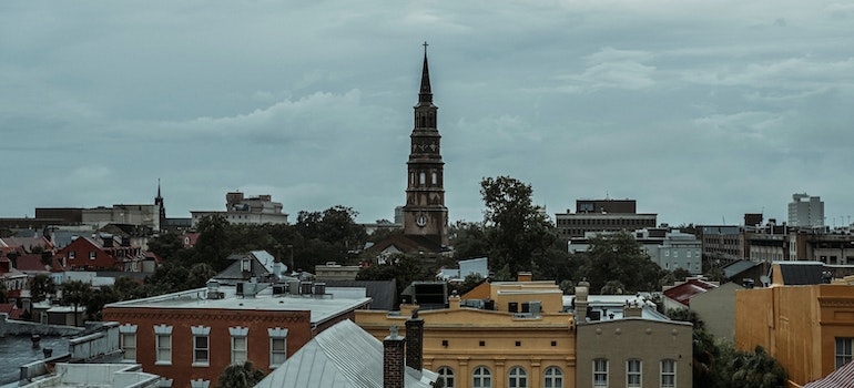 Charleston, SC, covered in snow