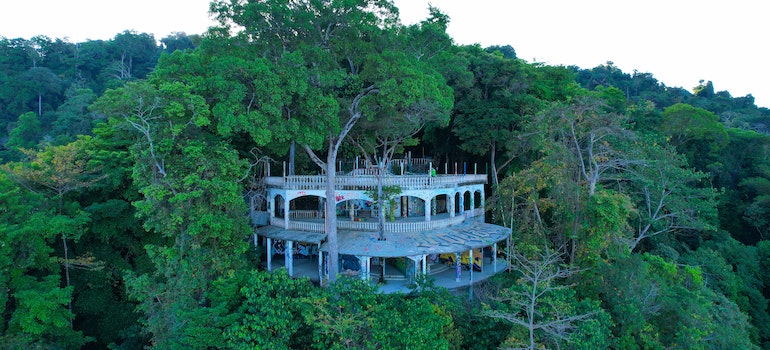 An exotic home in a forest in Costa Rica