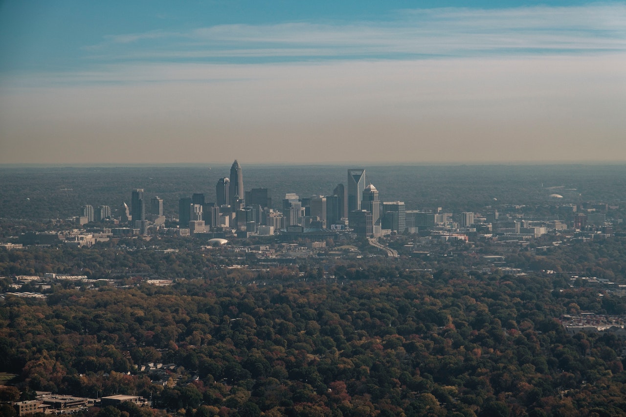 The city of Charlotte NC
