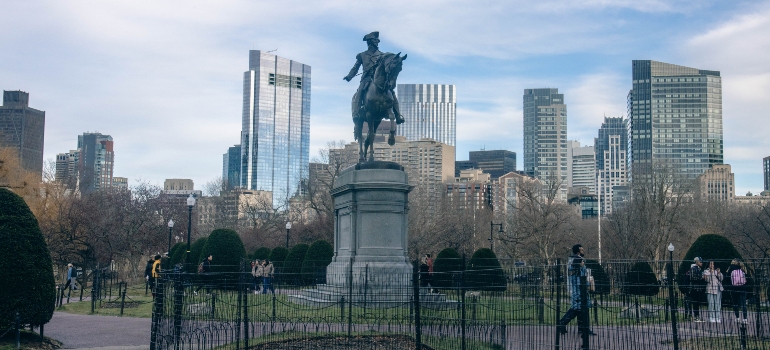 A monument in Boston