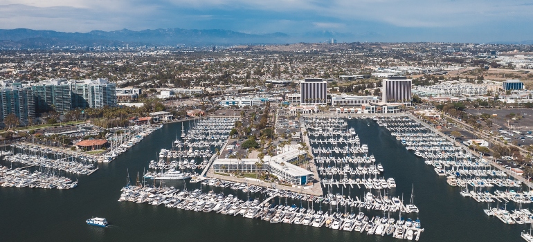 Watercrafts in Los Angeles one can see after moving from Albuquerque to Los Angeles
