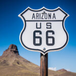 Sign on Route 66 in Arizona
