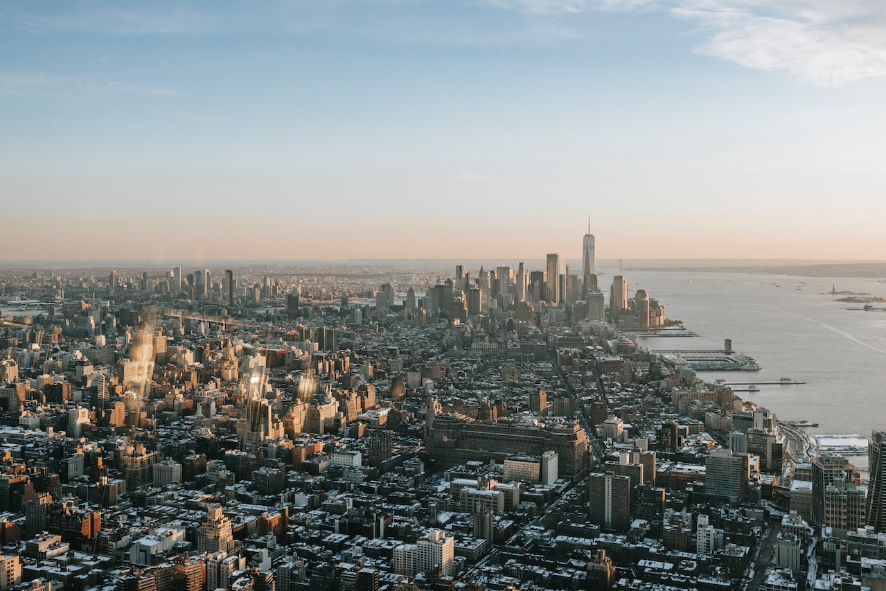 Aerial photo of Manhattan