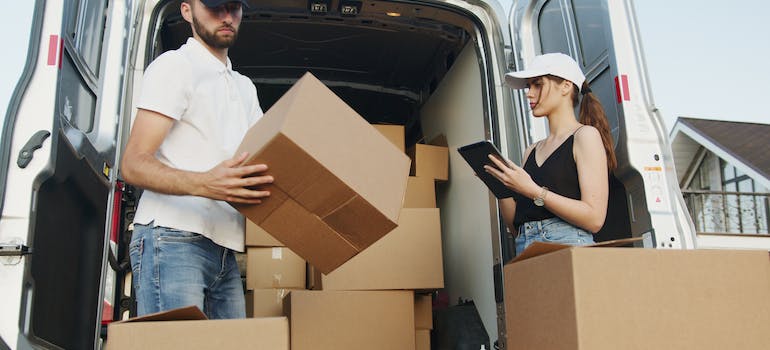 two movers Moving Your Home Office