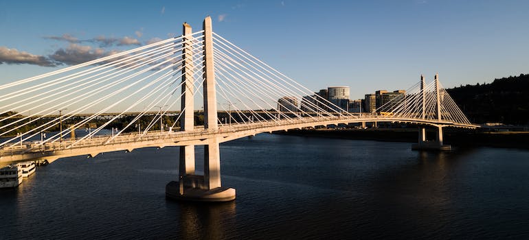 concrete bridge in Portland, Oregon