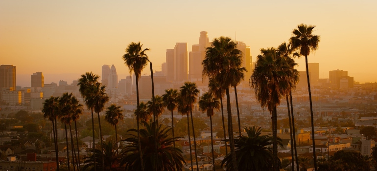 Picture of the view that you will get to see after moving from Salt Lake City to Los Angeles