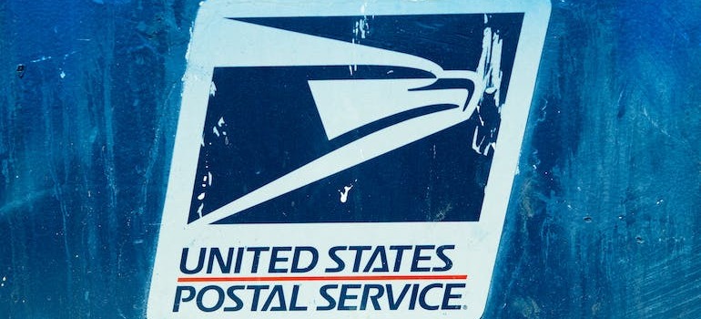 US postal office sign