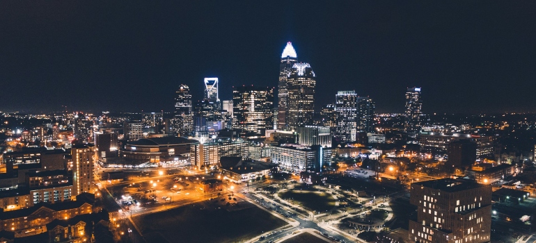 Picture of Charlotte at night
