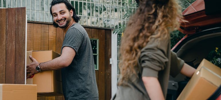 A couple moving from Washington to Montana