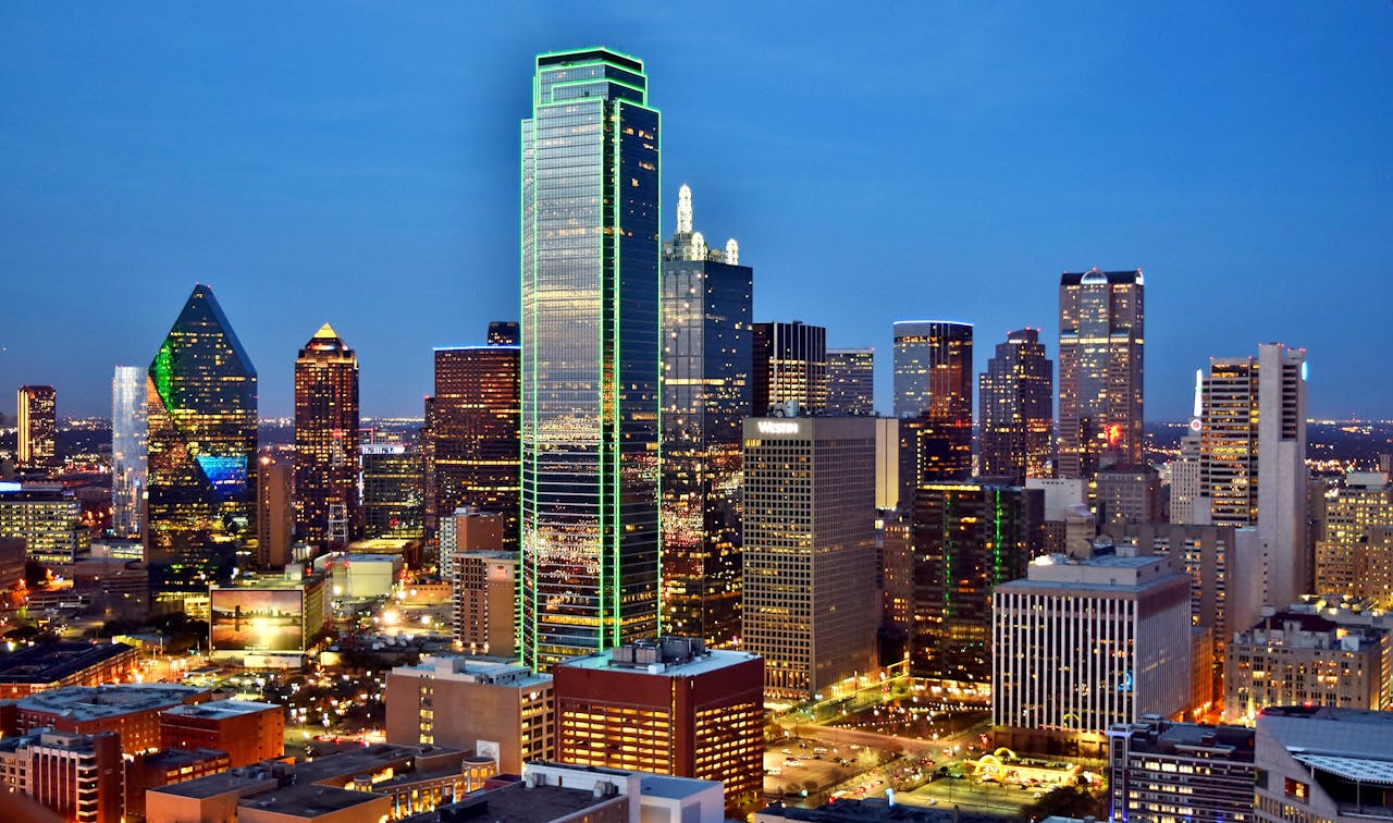 A view of Dallas, Texas