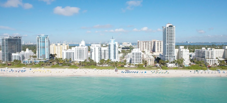 miami beach and nearby buildings