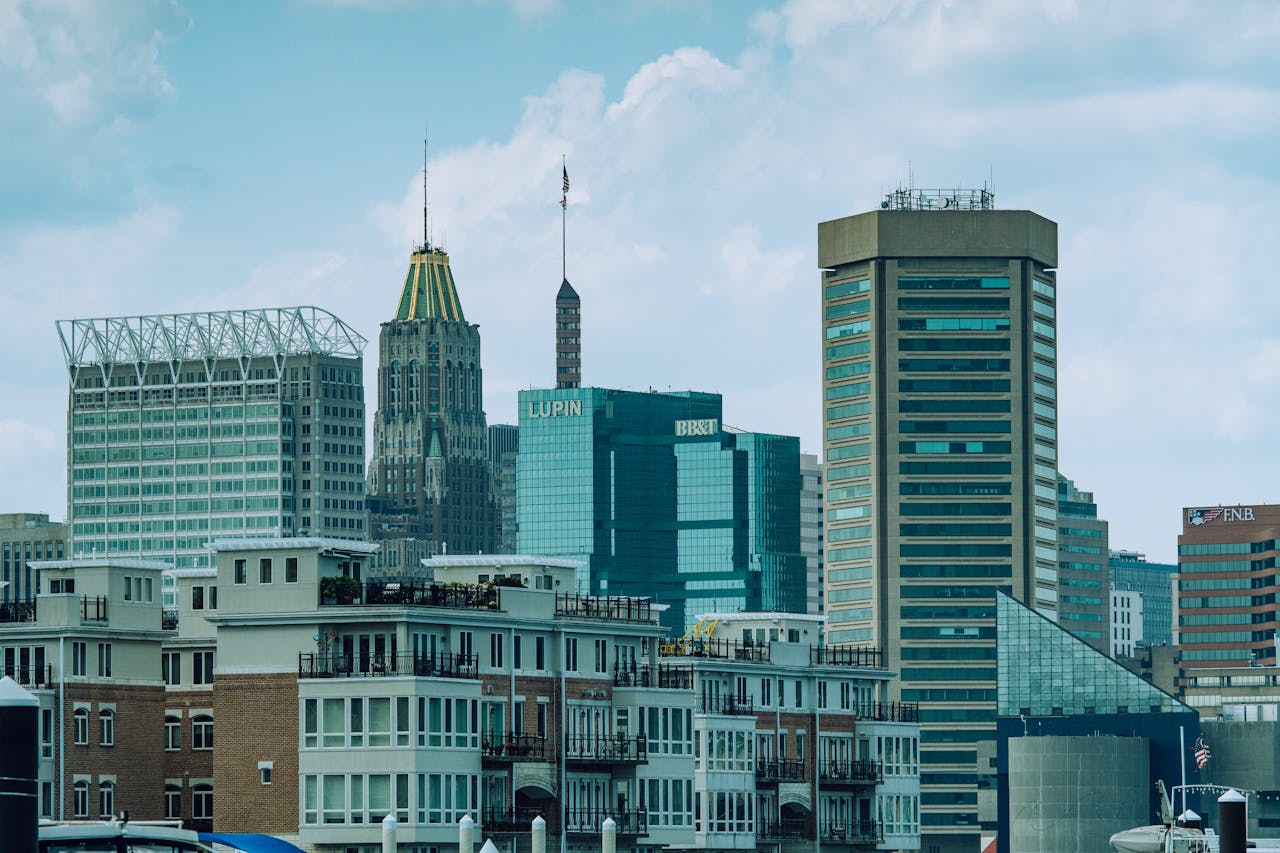 A photo of Baltimore skyline