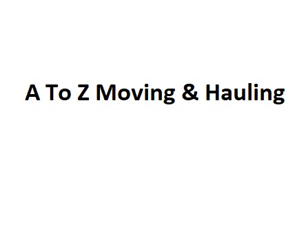 A To Z Moving & Hauling company logo