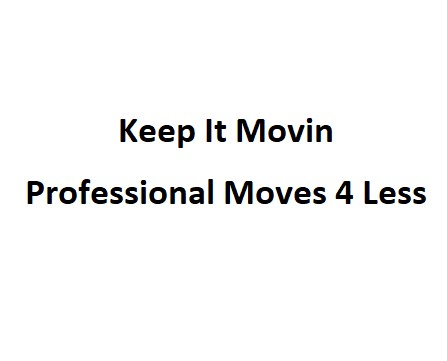 Keep It Movin Professional Moves 4 Less company logo