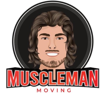 Muscle Man Moving company logo