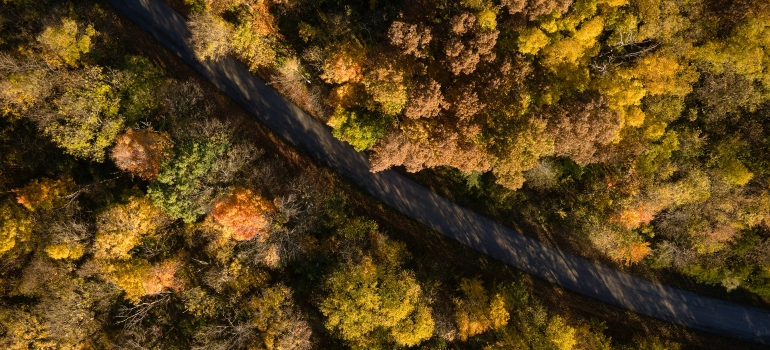 Picture of a road in Ohio