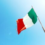 a flag of Italy