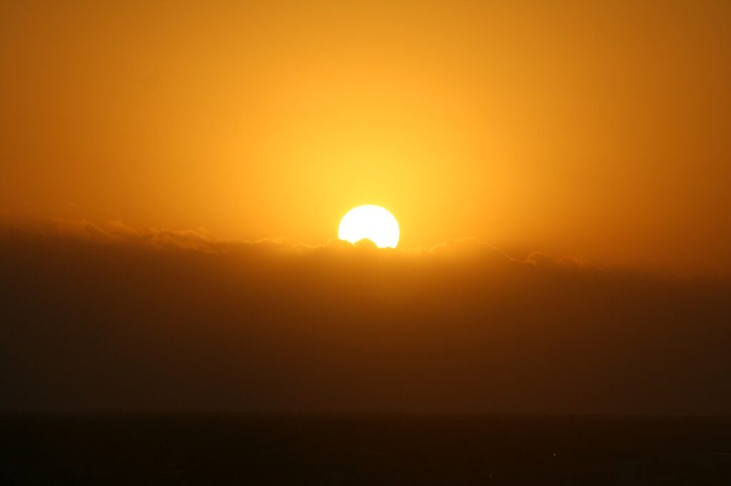 sun shining