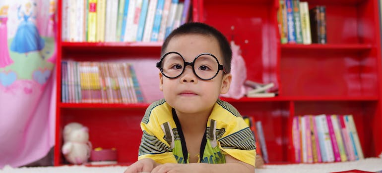 a child sitting