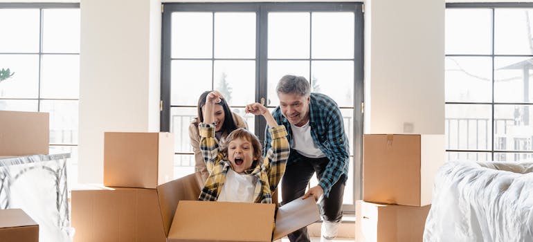 family having fun after moving to one of the best places for families in South Carolina