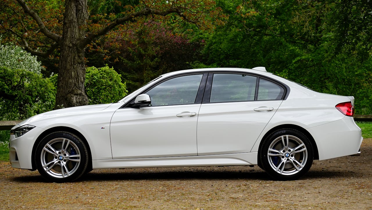 white car