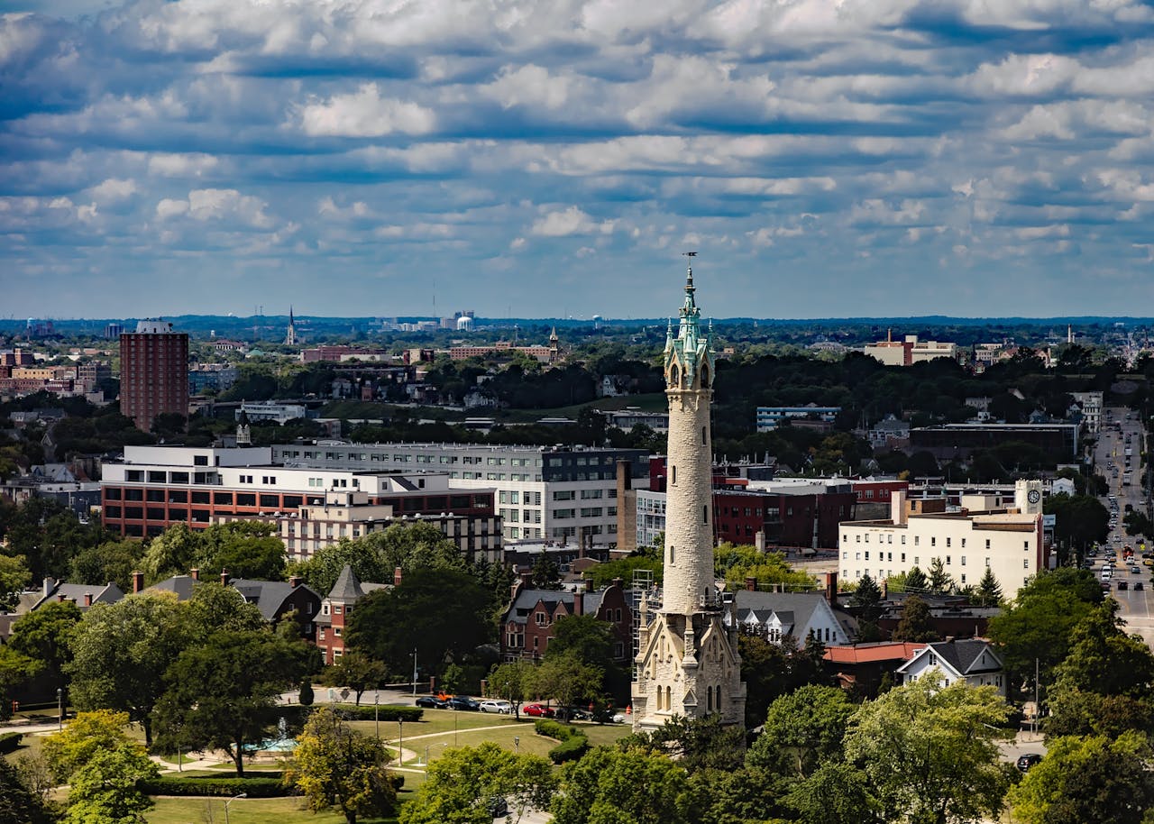 the city of Milwaukee, one of the best places to retire in Wisconsin