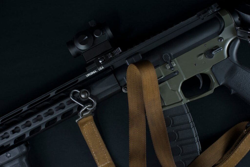 Close Up of Weapon