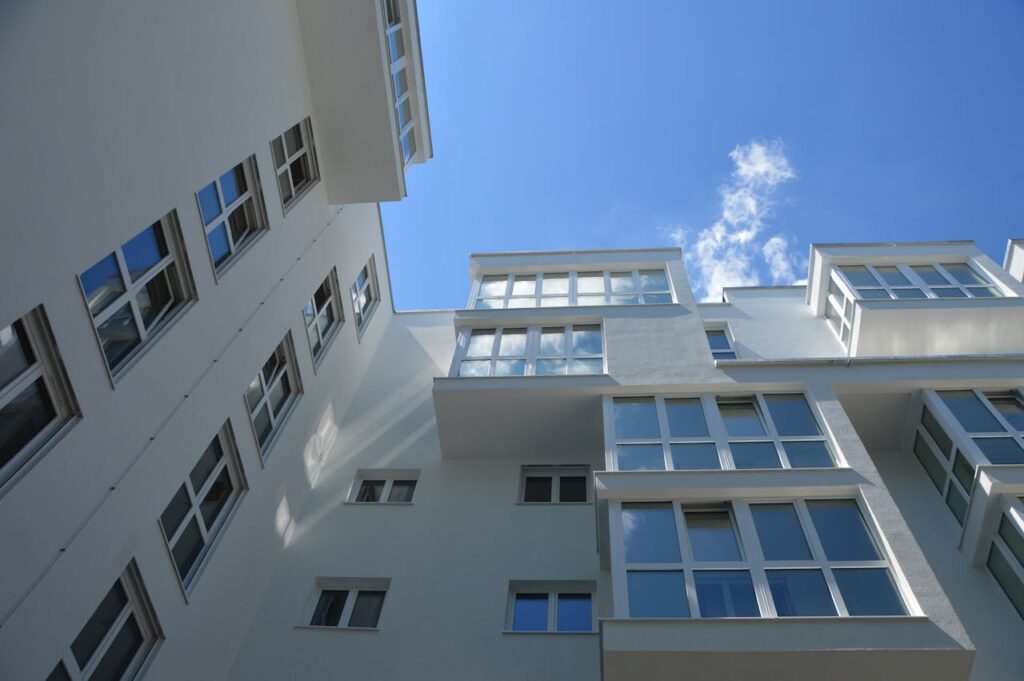 White Concrete Building
