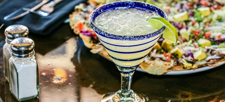 Margarita Glass on Table in Arizona