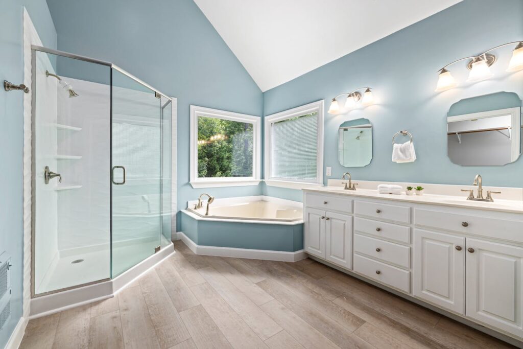 Modern Interior of Bathroom
