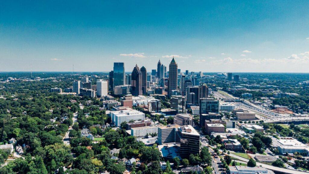 Bird's Eye View Of City During Daytime