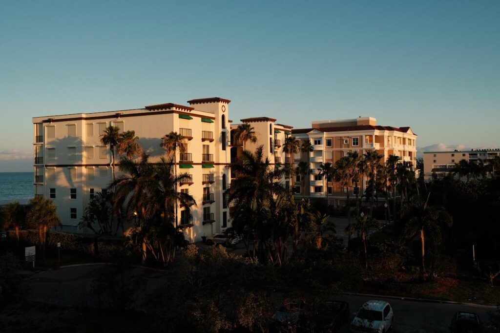 Residential Buildings on Sea Coast after moving from Colorado to Florida