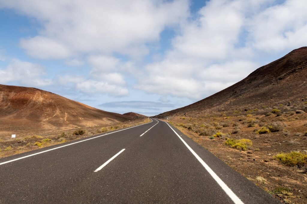 Empty Road in Countryside