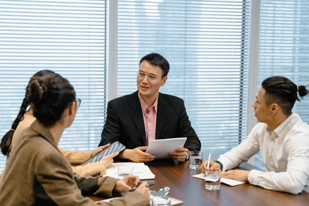 Businesspeople in the Workplace